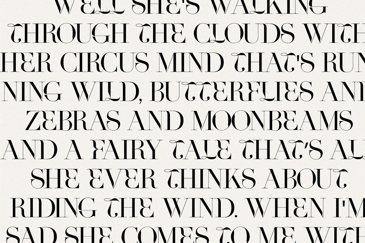 Evangelina - Fashion Display Font, a Font by Tropical Type (Photo 13 of 13)