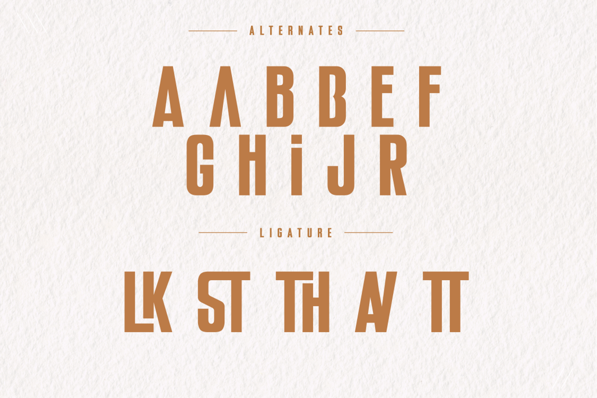 Hookride - Condensed Display Font, a Sans Serif Font by Sronstudio (Photo 11 of 12)