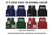 Streetwear Utility Vest Mockup PSD, a Shirt Mockup by std.badboy (Thumbnail 2 of 4)