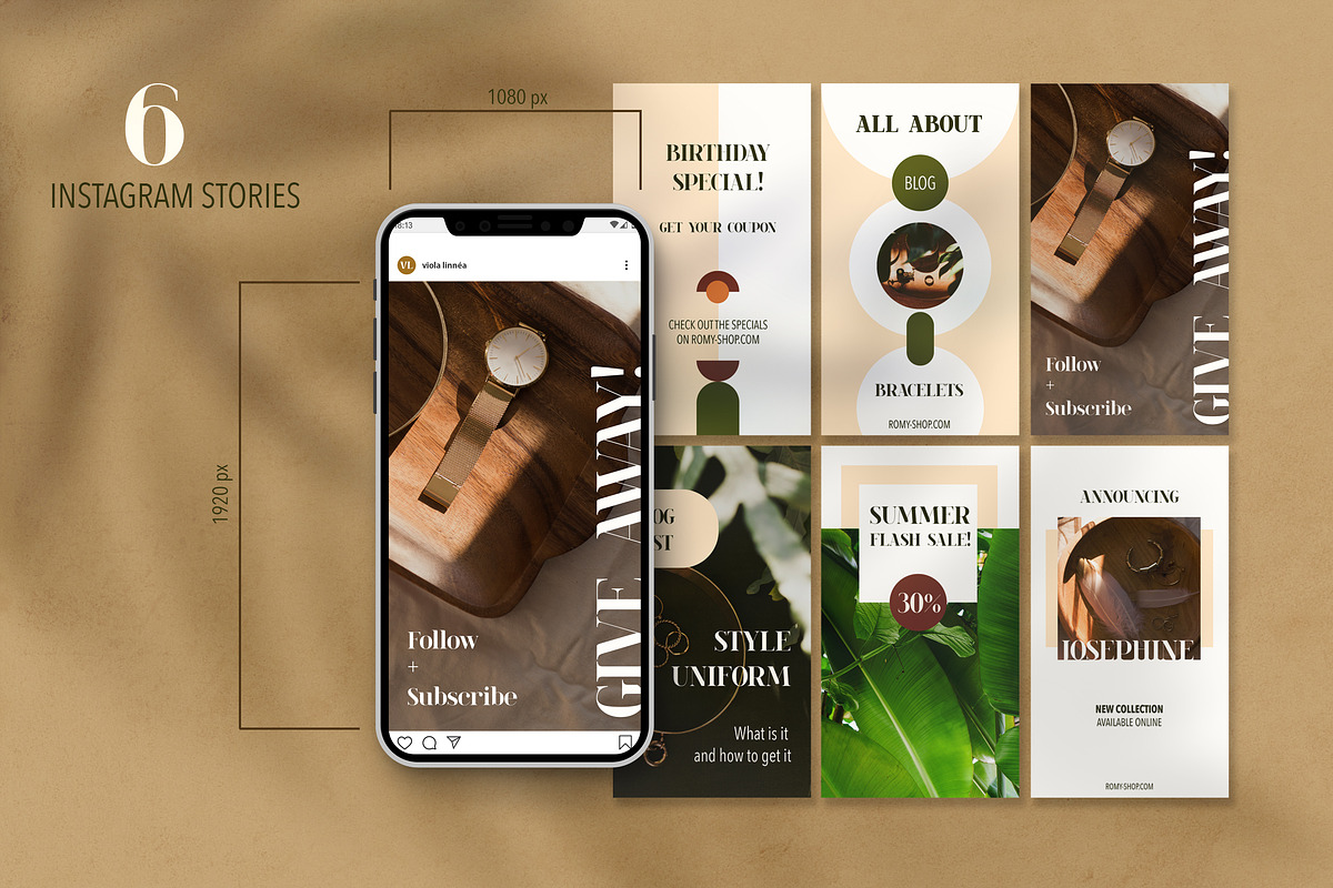 Paloma Instagram Template, a Social Media Template by Lum3n (Photo 5 of 5)