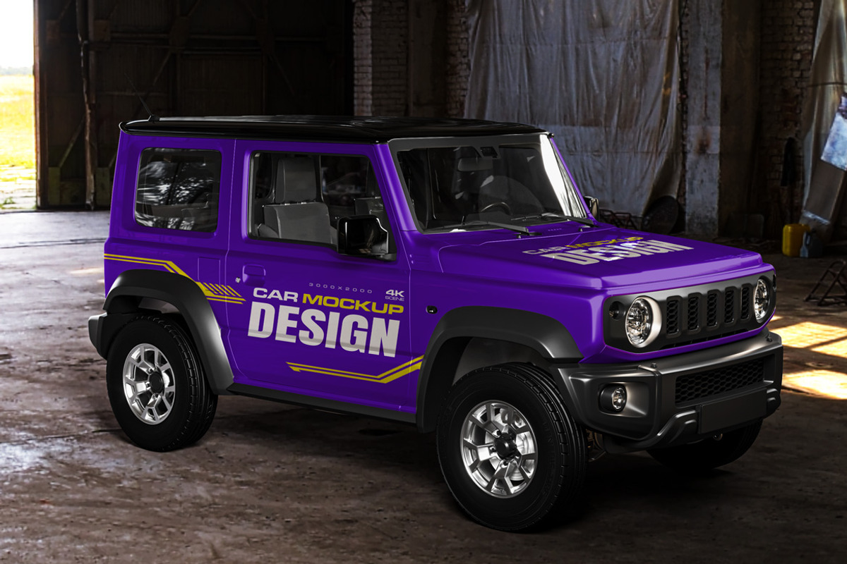 Car Mockup, a Mockup by Mockupnine (Photo 4 of 4)