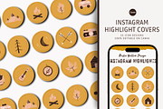 INSTAGRAM HIGHLIGHT COVERS, a Social Media Template by The Little Lily Studio (Thumbnail 1 of 5)