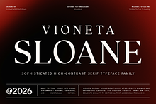 Vioneta Sloane – Serif Font