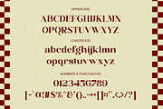 Sora Carnel - Retro Serif Typeface, a Serif Font by Say Studio (Thumbnail 5 of 10)