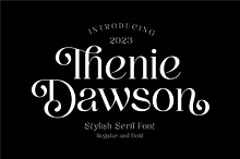 Thenie Dawson - Stylish Serif Font