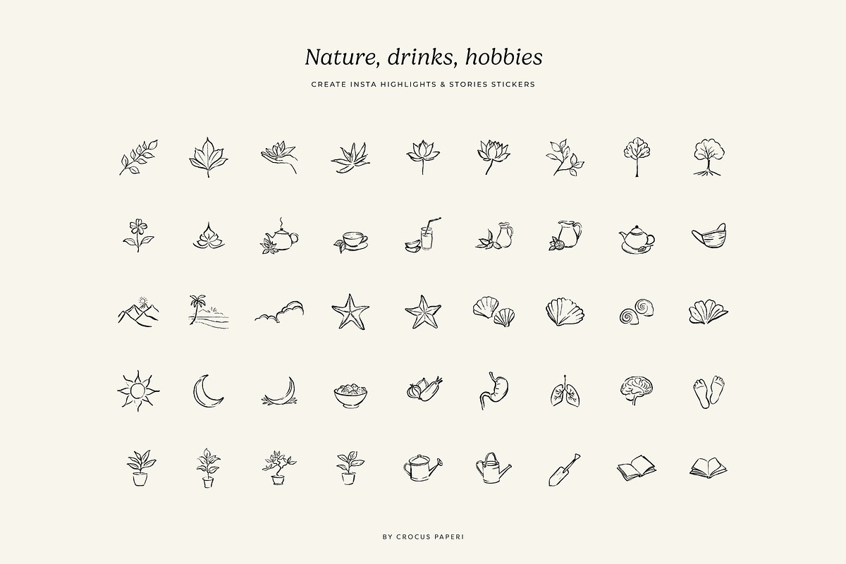 SKINCARE & WELLNESS illustrations, a Healthcare Illustration by Crocus Paperi (Photo 4 of 4)