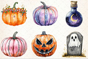 Sparkling Halloween Clipart, an Illustration by Rose Art (Thumbnail 3 of 7)