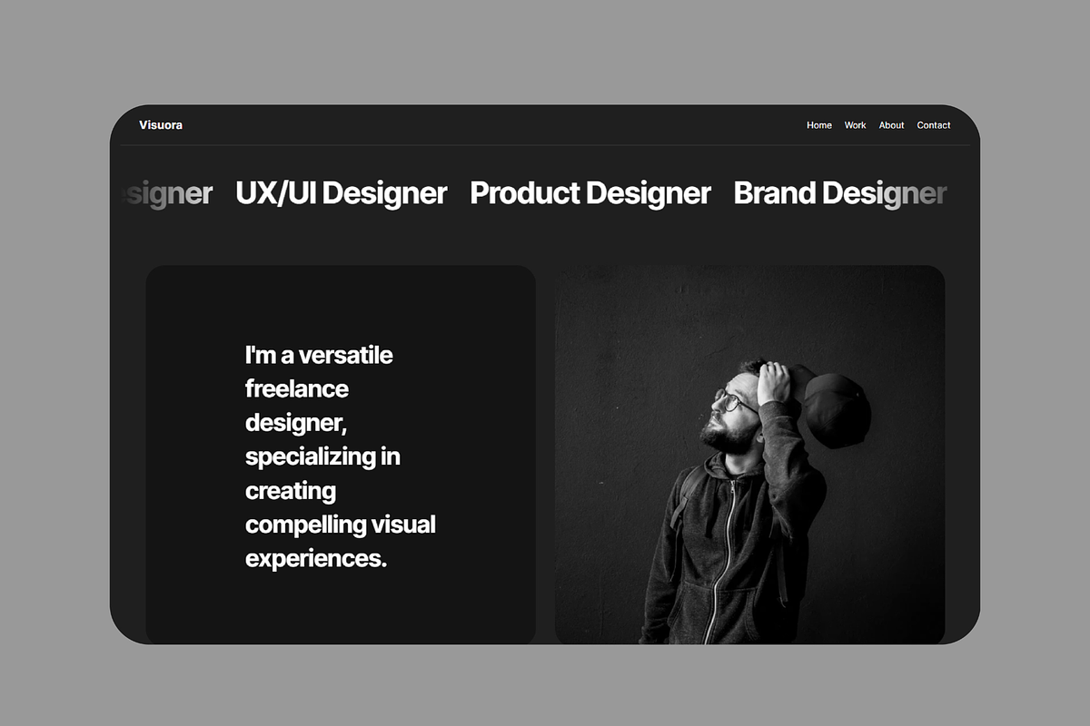Visuora - Framer Template, a Websites & App Template by BiancaXavier (Photo 2 of 4)