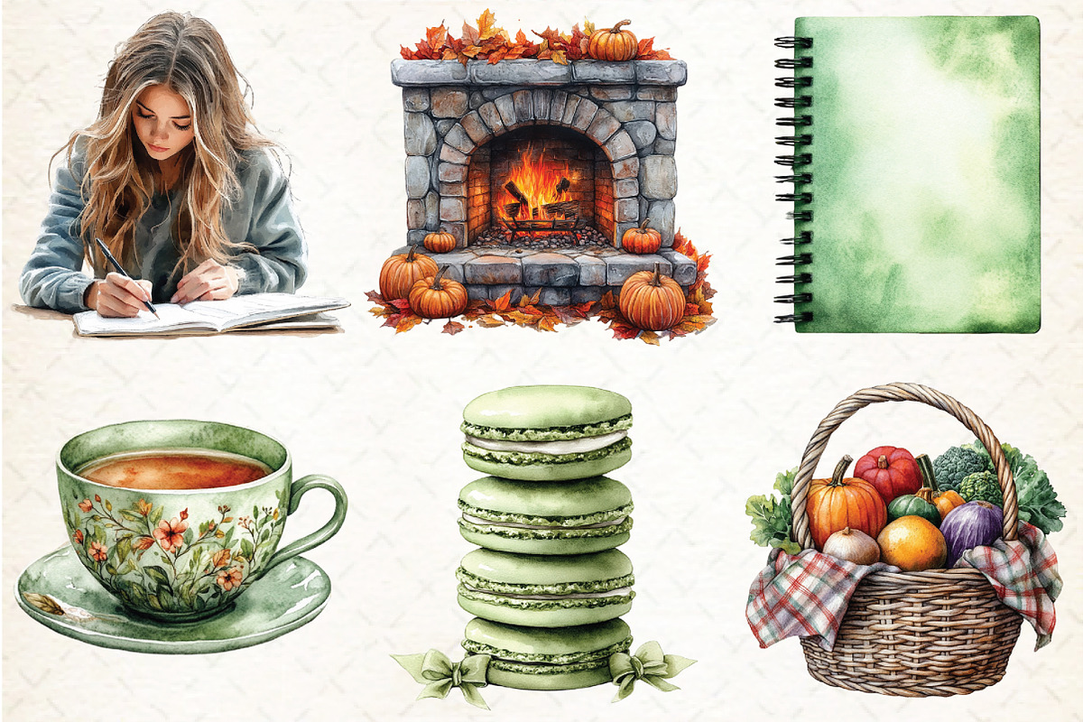 Autumn Sublimation Clipart, an Illustration by Libby Wishes (Photo 3 of 9)