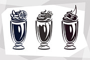 Cocktail vector set, a Food Illustration by MalinaShop (Thumbnail 2 of 4)