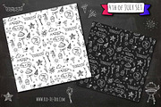4th of July hand drawn 95 icons!, an Outline Icon by Natasha-Pankina.com (Thumbnail 4 of 6)