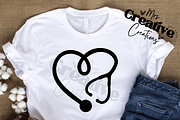 Nurse Outlines Clipart Bundle, a Graphic by Mrs. Creative Creations (Thumbnail 3 of 5)