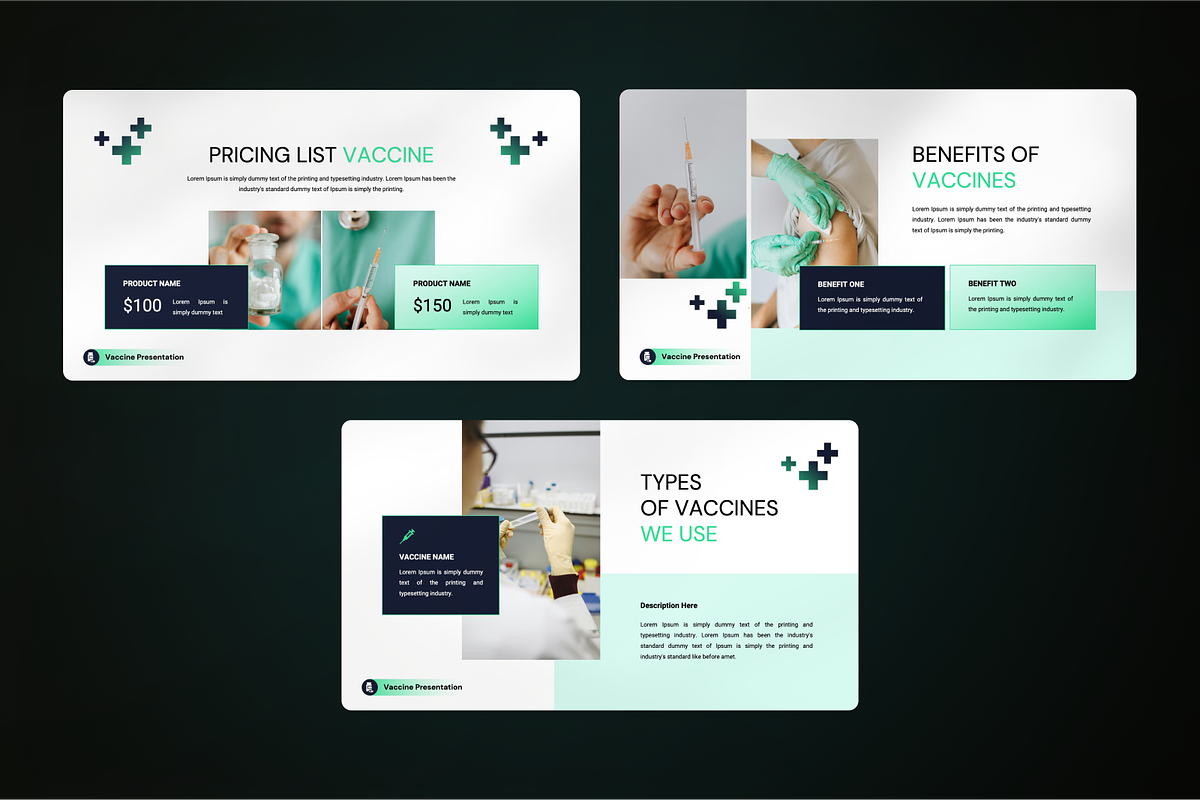 Vaccine Presentation Google Slides, a Presentation Template by SquidPixey (Photo 5 of 7)