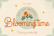 Blooming Time Font