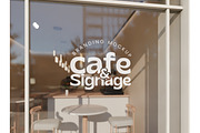 Logo Mockup on Glass Window Shop, an Advertising Mockup by Mockthethics. (Thumbnail 3 of 4)