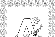 Beautiful A to Z Affirmation Colorin, a Healthcare Illustration by Noorist (Thumbnail 2 of 53)