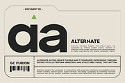 GC Furion – Modern Futuristic Sans, a Sans Serif Font by Glyphonic (Thumbnail 4 of 15)