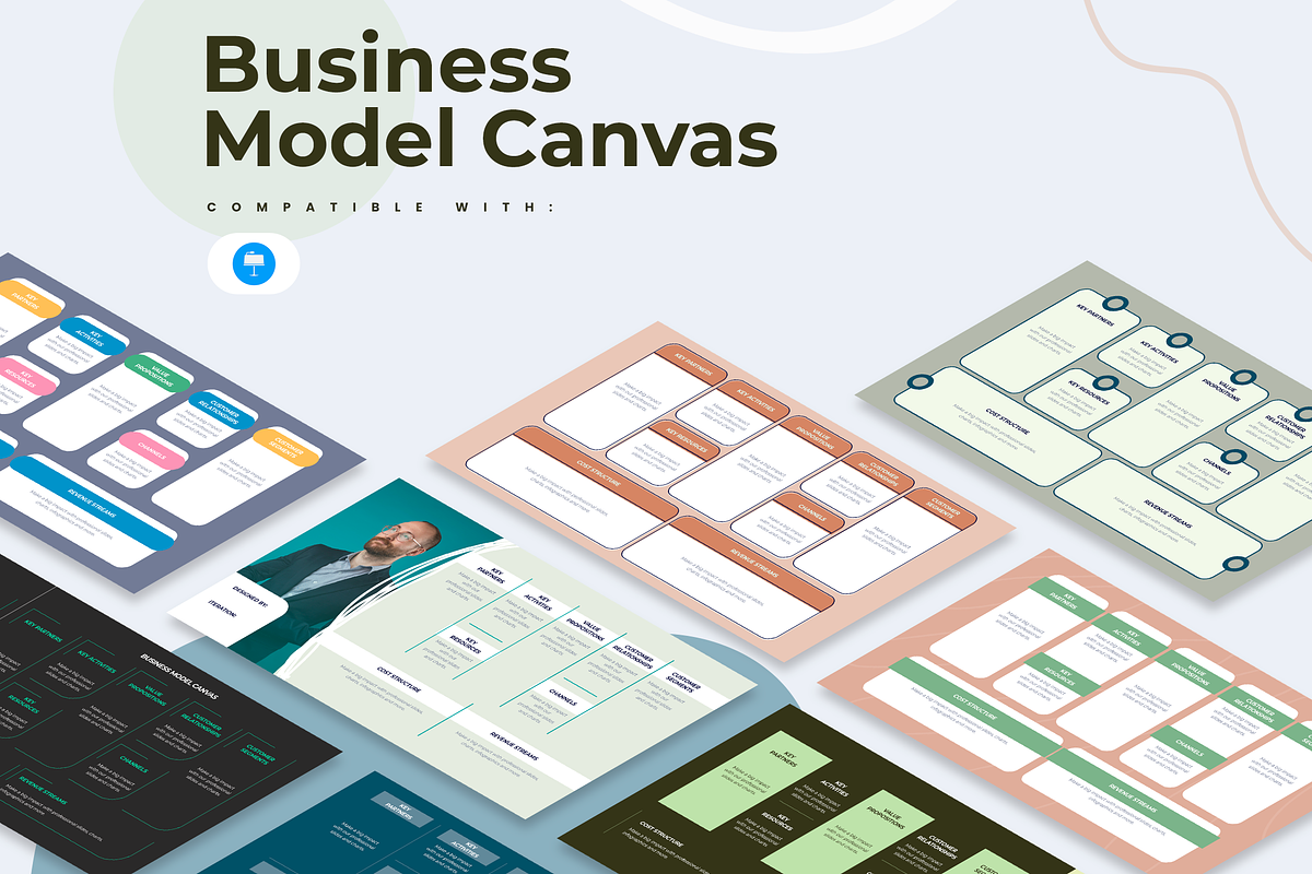 Business Model Canvas Keynote, a Presentation Template by Slidesmash (Photo 1 of 4)
