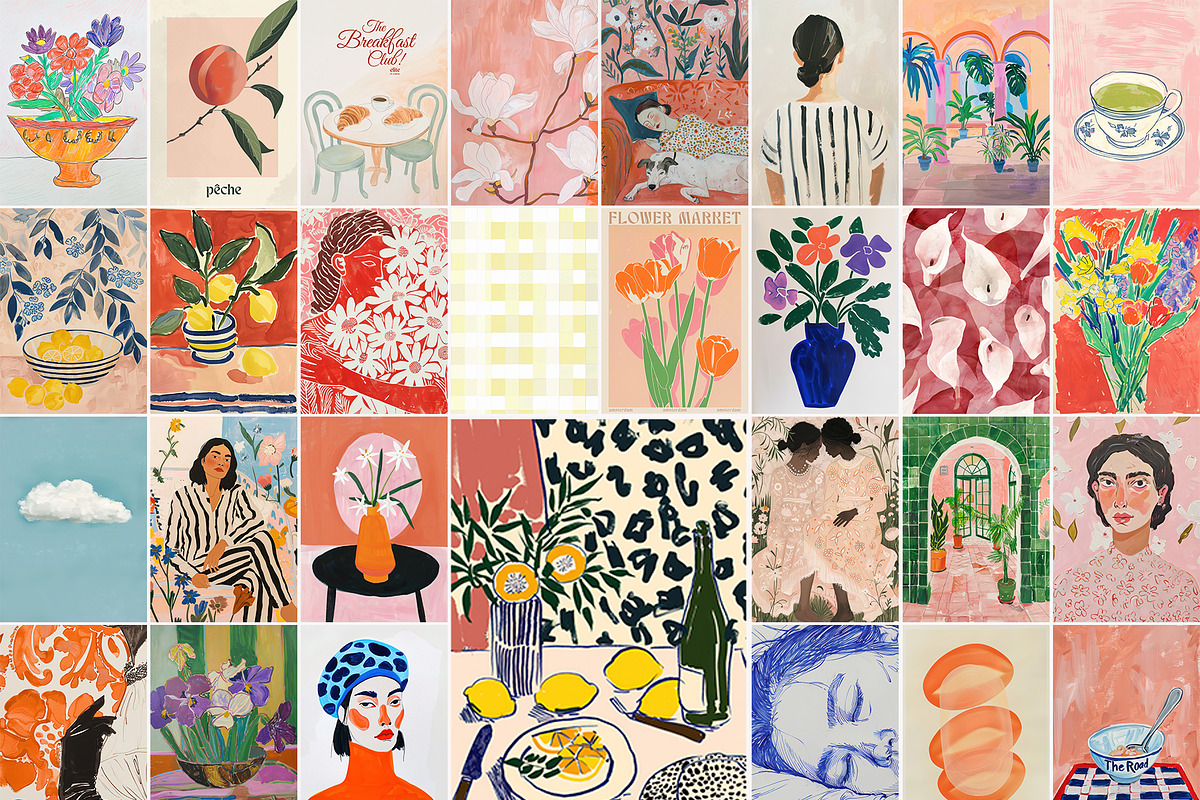 100 Modern Prints, a Background Graphic by Purple (Photo 9 of 9)