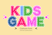 Puzzle Game - Game Font Types, a Font by KiddoGlyphs Studio (Thumbnail 2 of 4)