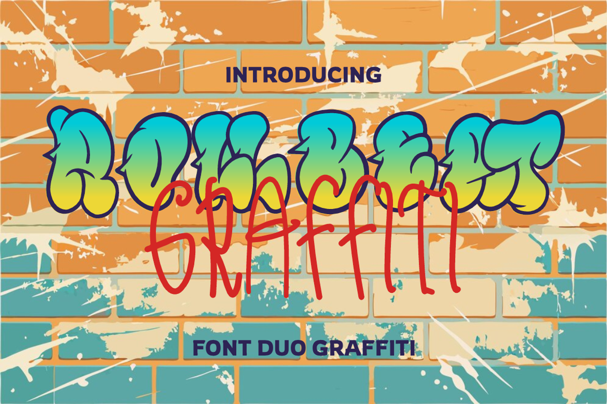 Rollbeat Graffiti - Duo Graffiti, a Font by PutraCetol Studio (Photo 1 of 5)