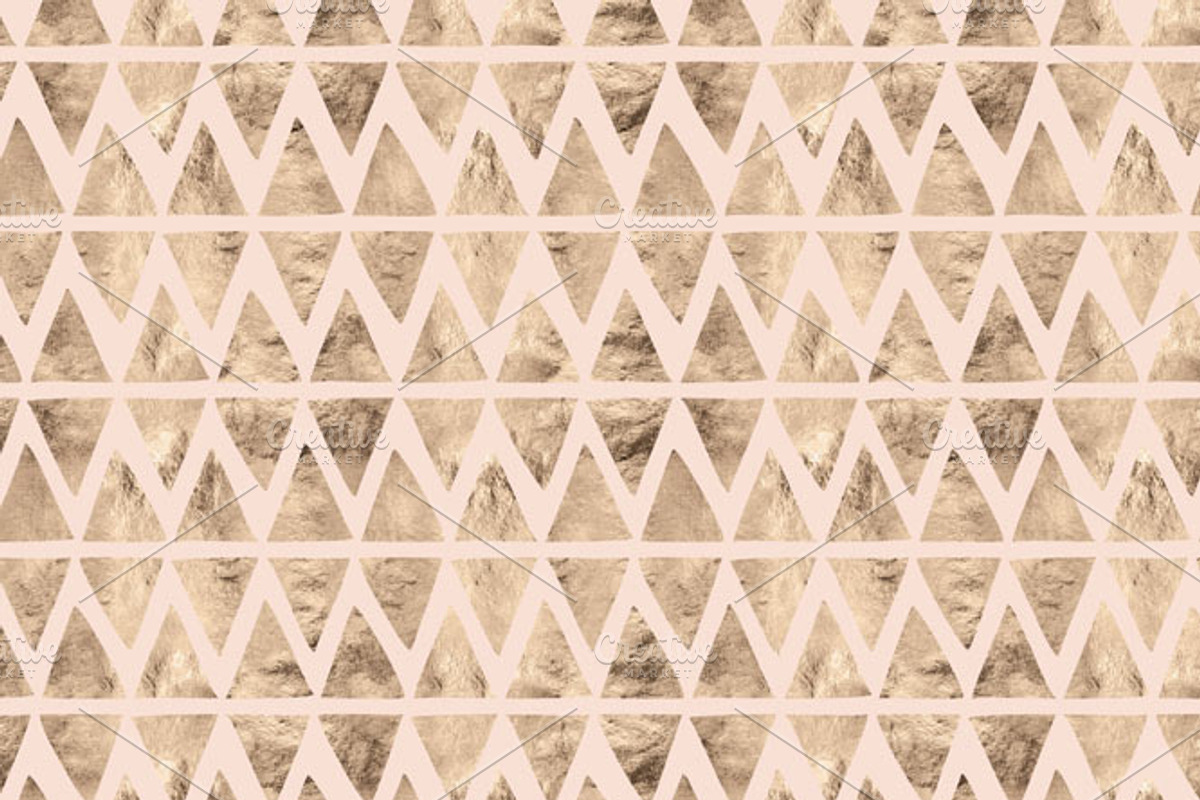 Rose Gold Organic Patterns No.4 preview 4