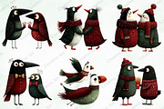 Whimsical & Quirky Birds Clipart, an Illustration by Creative Art (Thumbnail 3 of 9)