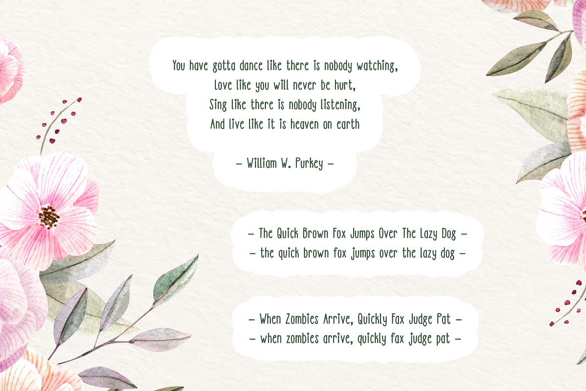 Naomi Story - Casual Sans Serif Font, a Sans Serif Font by sereneowl (Photo 4 of 4)