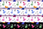 Tiny Dinosaurs - Patterns & Pages, an Animal Illustration by Cherrygeuse (Thumbnail 2 of 6)