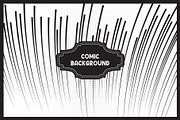 100 Comic Speed Line Vector Design, a Background Graphic by MRI STUDIO (Thumbnail 8 of 28)