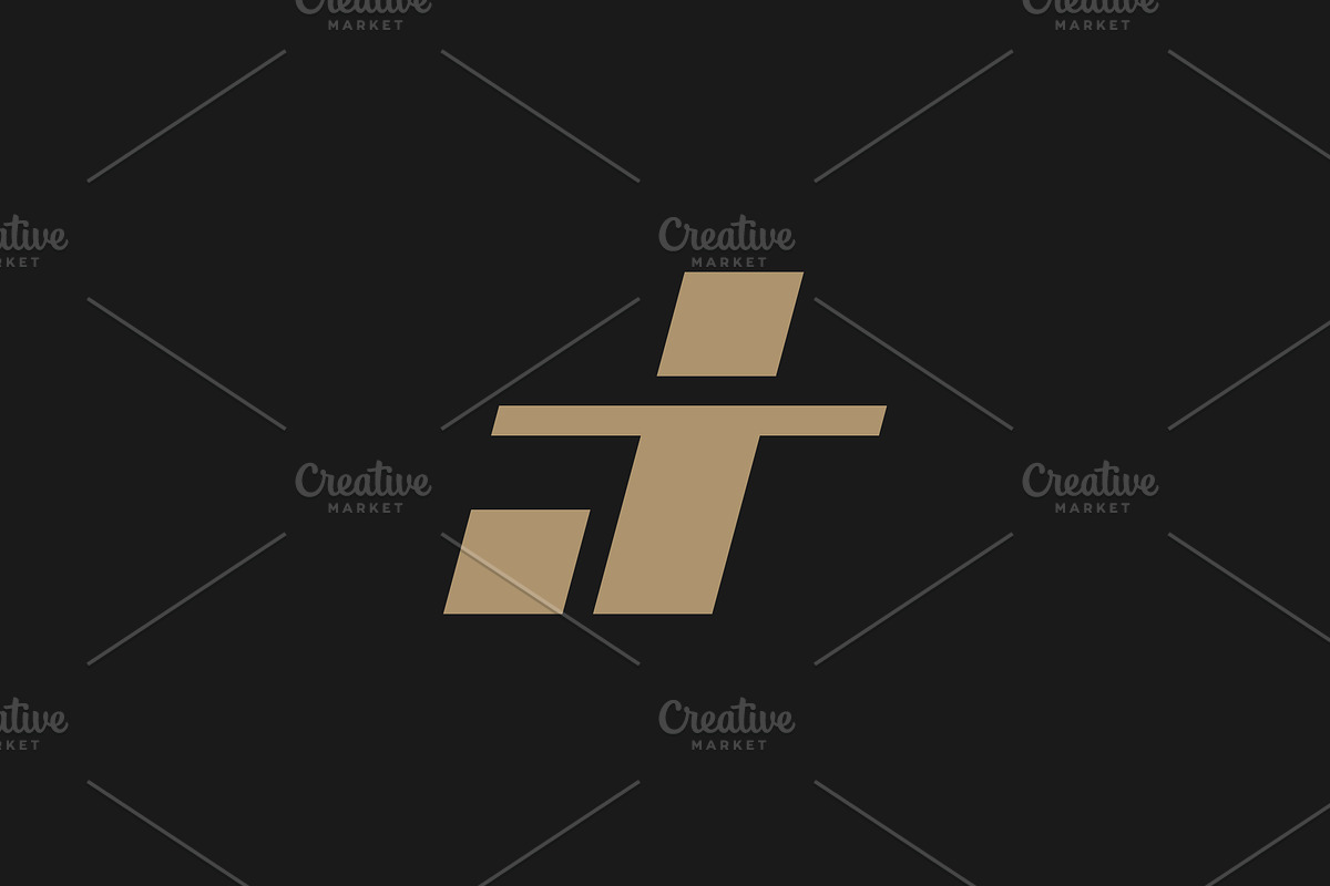 Luxury Letter JT TJ Logo Design, a Branding & Logo Template by yanuart