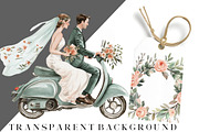 Whimsy Hand-drawn Watercolor Wedding, an Illustration by DreamCafeArt (Thumbnail 8 of 8)