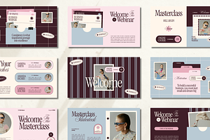 Slide Deck Masterclass Webinar, a Presentation Template by Branding Babe Co.