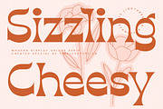 Sizzling Cheesy Modern Serif, a Serif Font by timelesstype.co (Thumbnail 1 of 20)