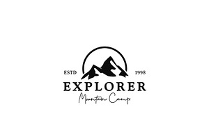 Vintage Adventure Mountain Logo, a Branding & Logo Template by AlvinStd