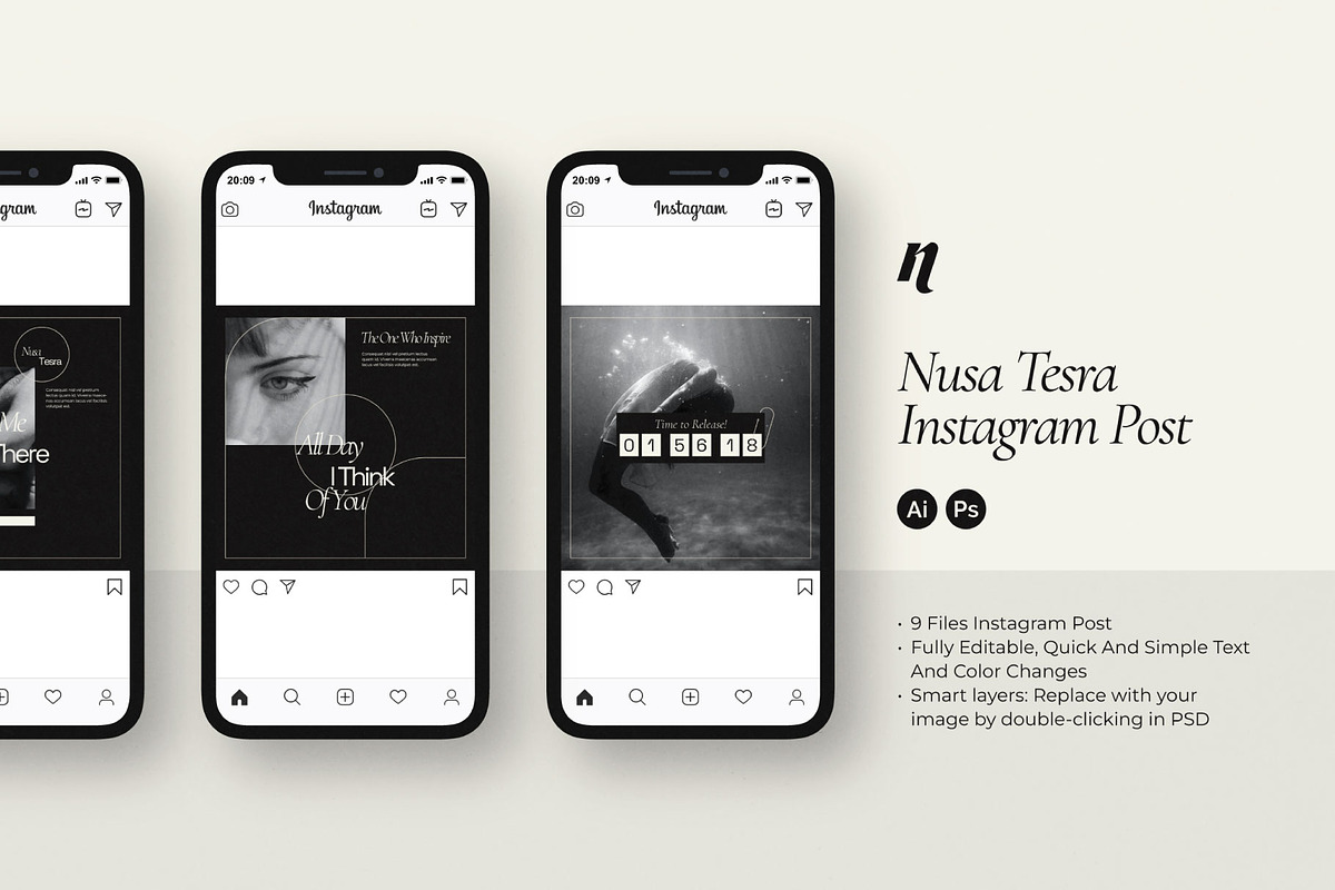 Nusa Tesra - Instagram Template, a Social Media Template by Nusa Space (Photo 1 of 4)