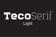 Teco Serif Light, a Serif Font by Gaslight (Thumbnail 1 of 5)
