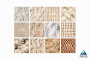 12 Sheep Wool Digital Paper Textures, a Texture Graphic by NorthWindPixels (Thumbnail 2 of 4)