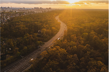 Road view from above, a Transportation Photo by Nature and travel