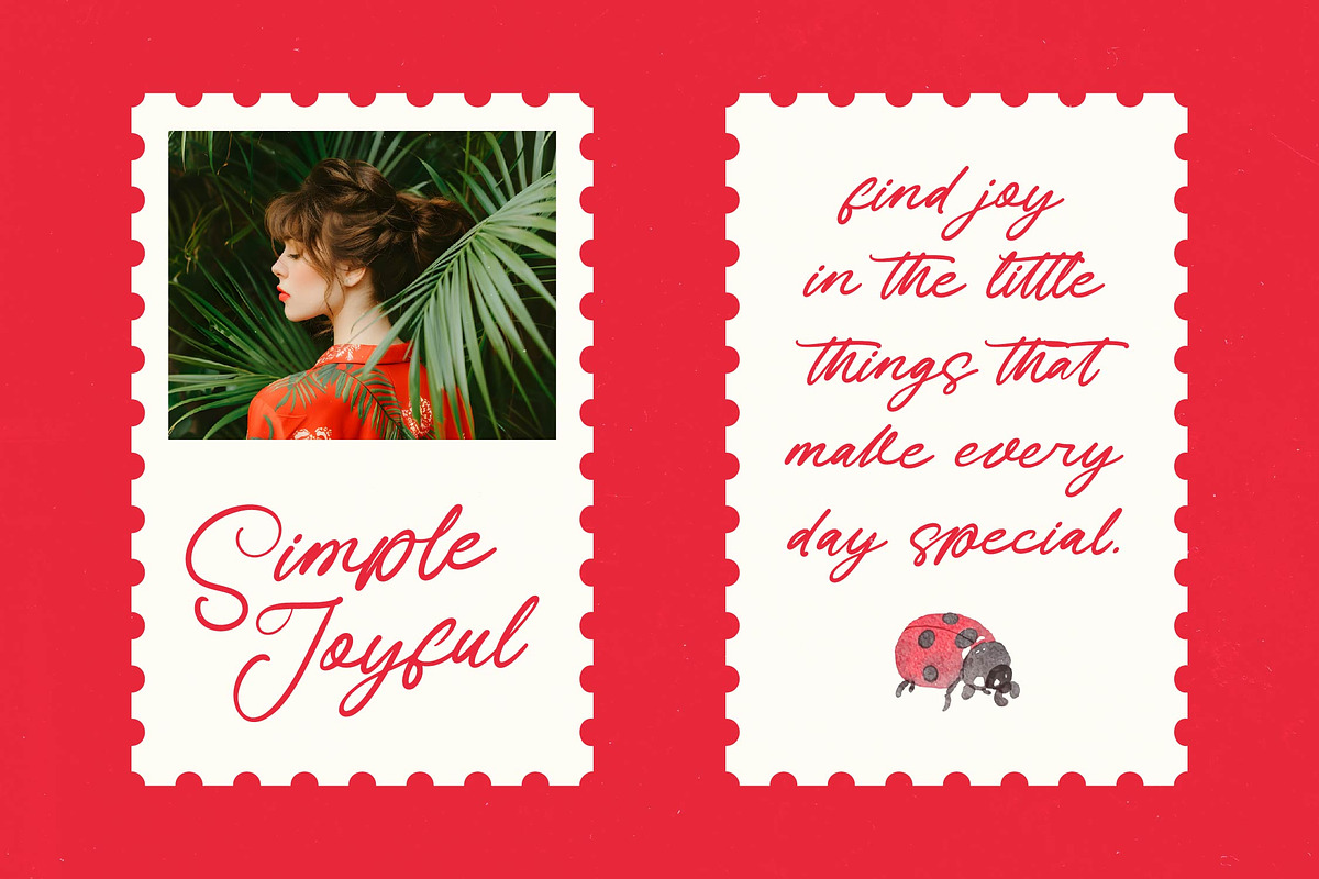 Juicy Cheri Aesthetic Handwritten, a Script Font by Letterena Studios Script (Photo 13 of 15)