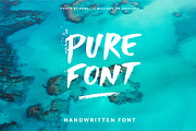 PureFont, a Handwritten Font by Valenta (Thumbnail 1 of 6)