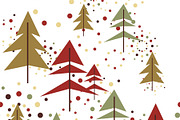 Vintage Christmas digital paper, a Pattern Graphic by ItsDianaDesign (Thumbnail 4 of 8)