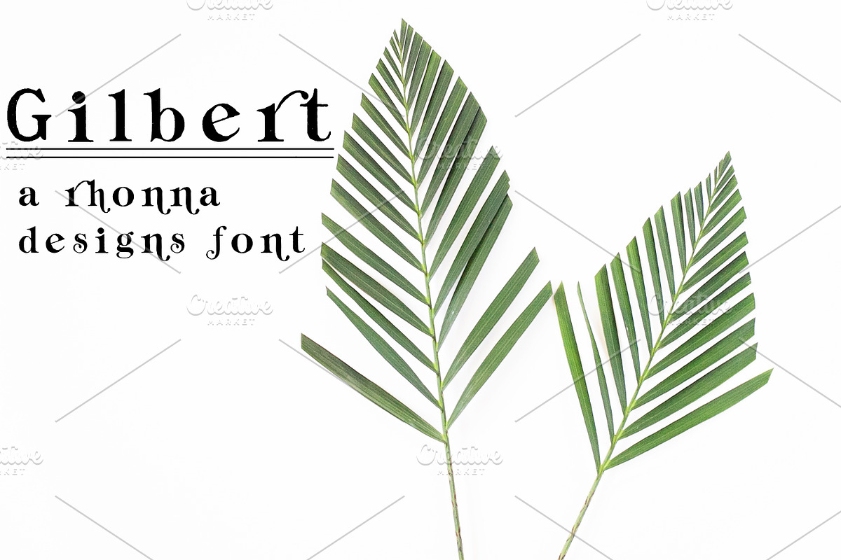 GILBERT Hand Crafted Font