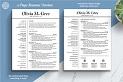 Minimalist Resume, CV Template, a Resume Template by The Art of Resume (Thumbnail 4 of 8)