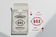 Poker Card Box Mockup, an Advertising Mockup by xavier_studio (Thumbnail 2 of 5)