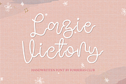 Lazie Victory | Handwritten Font, a Script Font by Forberas Club (Thumbnail 1 of 7)
