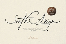 South Assign - Vintage Inspired Font