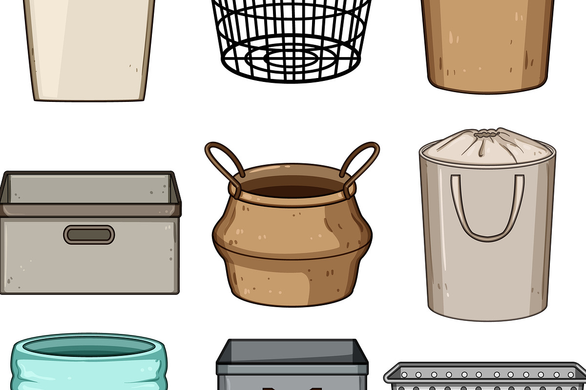 Various baskets and boxes for home, an Object Graphic by pikepicture (Photo 3 of 3)