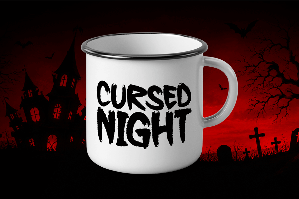 Deadly October Typeface, a Handwritten Font by Seemly Fonts (Photo 6 of 7)
