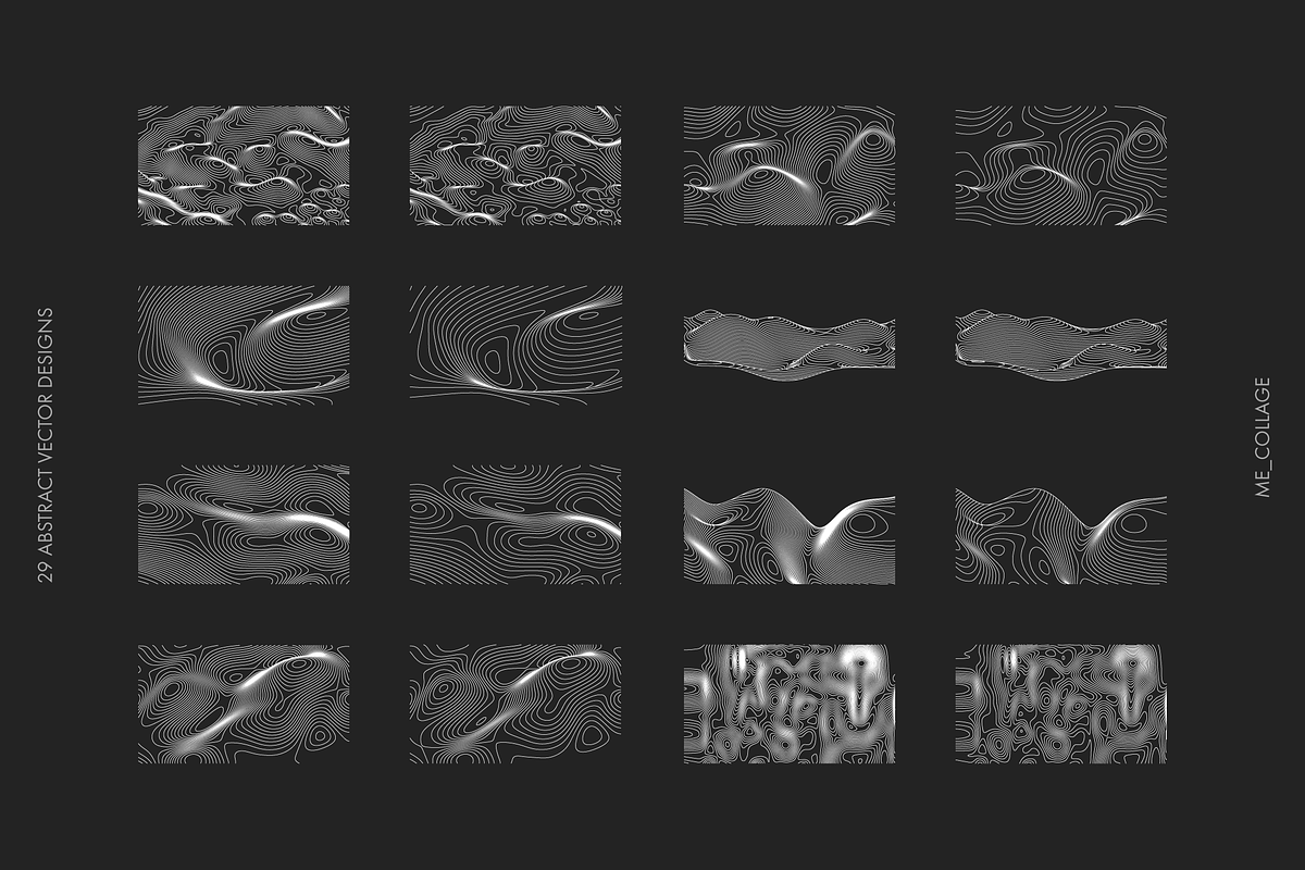TOPO - Abstract Vector Designs, an Object Graphic by ME_COLLAGE (Photo 12 of 21)
